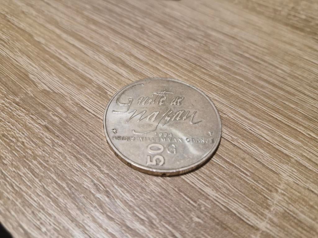 50 gulden munt 1984 Zilver - Beatrix, Postzegels en Munten, Munten | Nederland, Ophalen