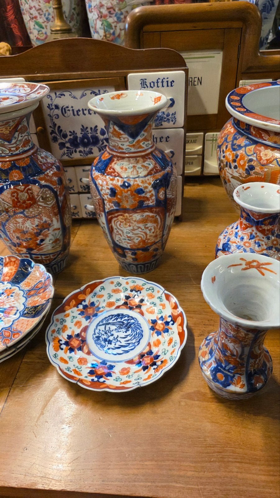leuke verzameling Japans imari porselein, Antiek en Kunst, Ophalen