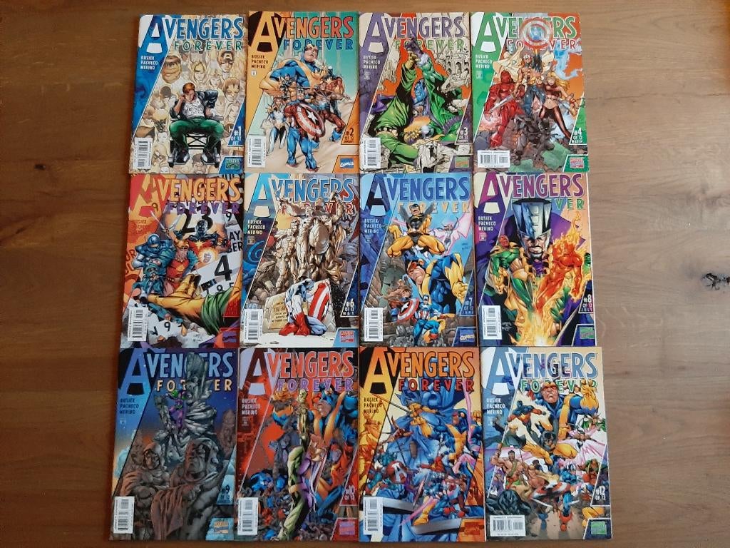 Avengers Forever (1998 Marvel) # 1-12 (complete serie), Boeken, Strips | Comics, Complete serie of reeks, Ophalen of Verzenden