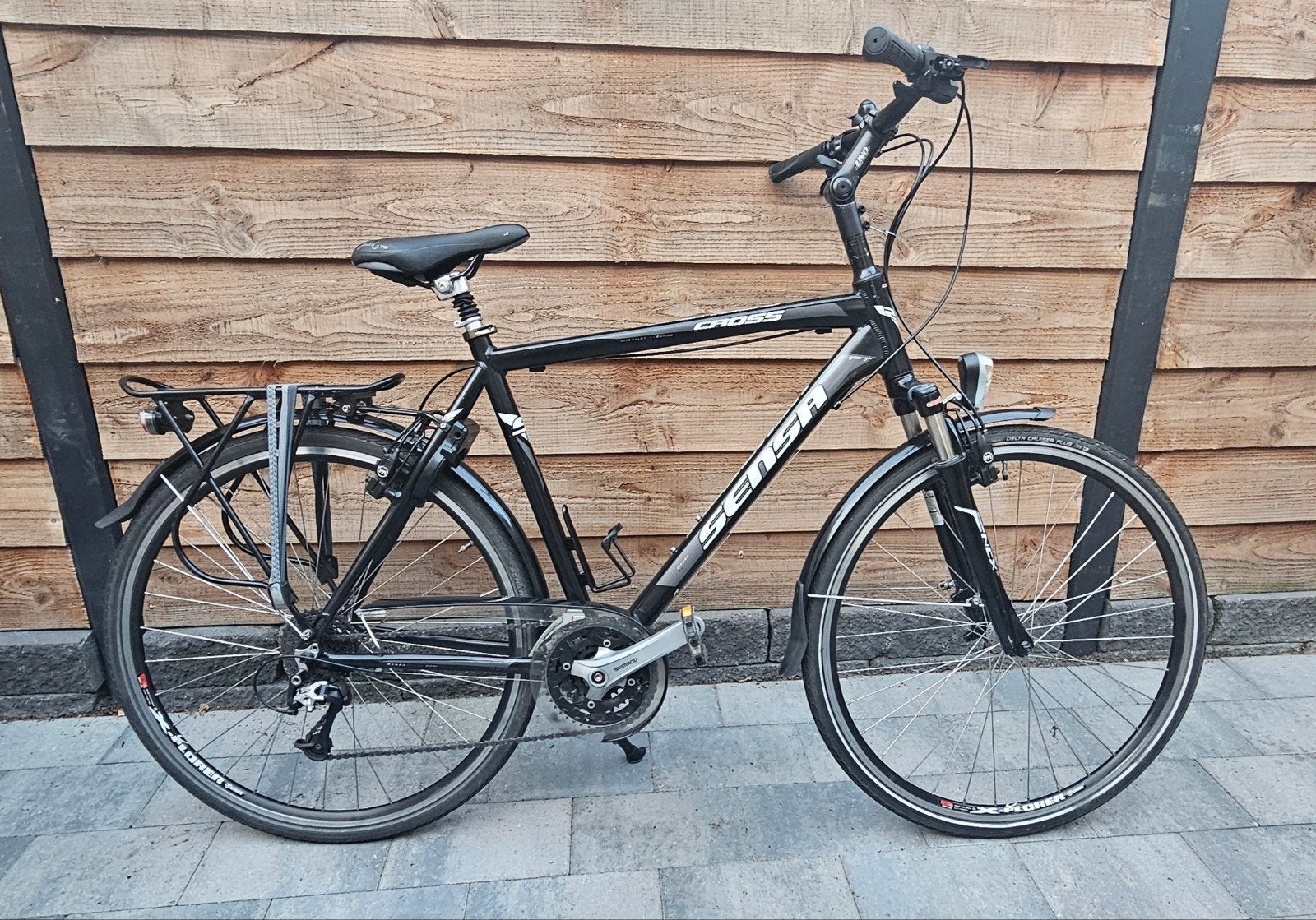 Sensa Cross fiets - 27versnellingen, 56cm frame, 28 inch wie, 28 inch, Gebruikt, Velgrem, Meer dan 20 versnellingen