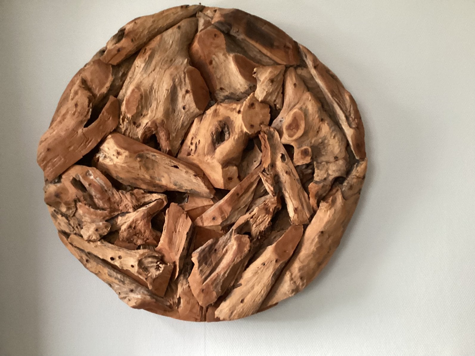 Houten wanddecoratie, Ophalen, Industrieel, 90 cm, Hout