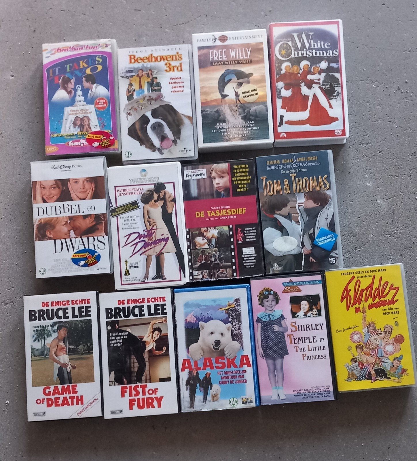 diverse videobanden, Verzenden, Gebruikt, Overige genres