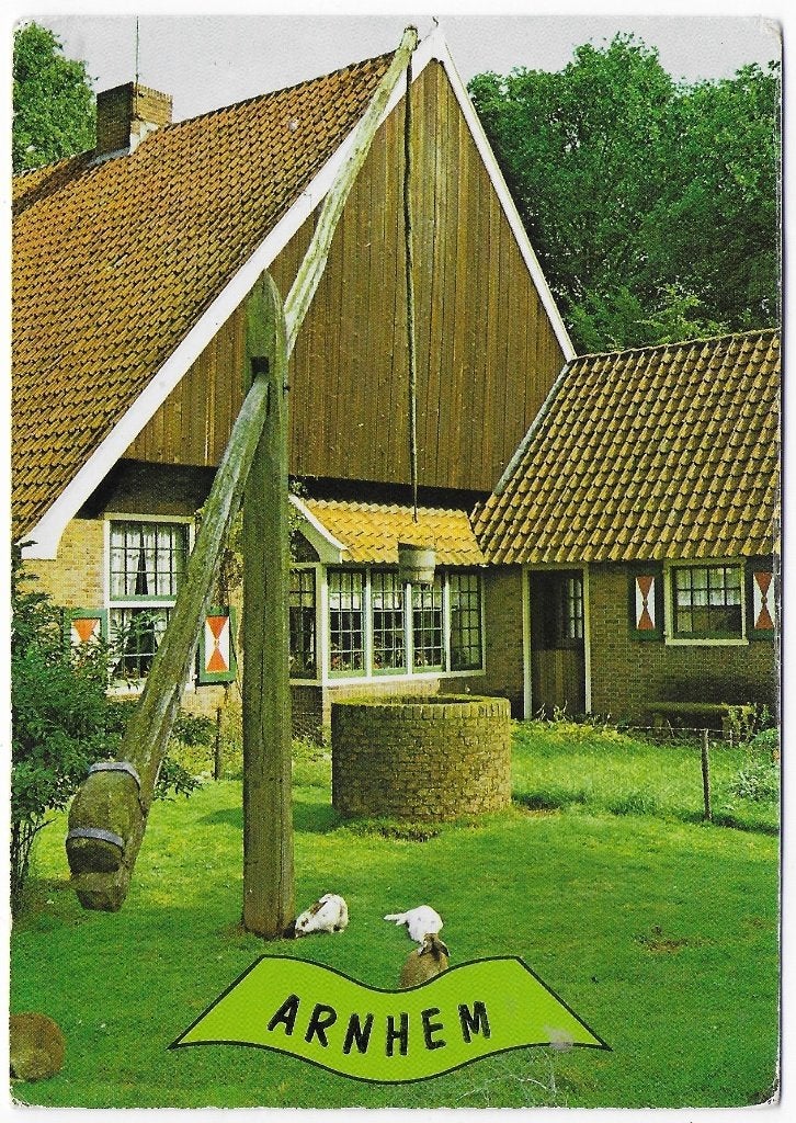 Arnhem Boerderij ongelopen Ansichtkaart ( B2614 ), Ophalen of Verzenden, 1980 tot heden, Ongelopen, Gelderland