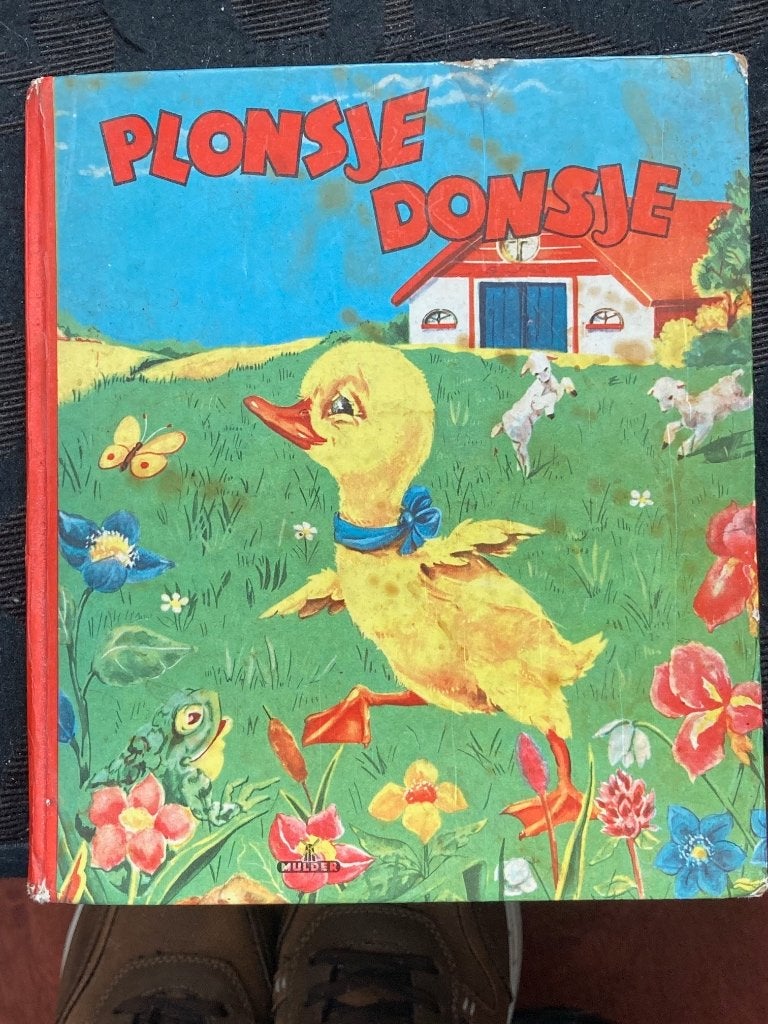 Vintage kinderboek Plonsje Donsje, Antiek en Kunst, Antiek | Boeken en Bijbels, Ophalen of Verzenden