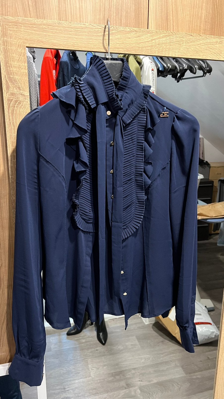 Blauwe blouse Goldie Estelle, Ophalen of Verzenden, Zo goed als nieuw, Maat 34 (XS) of kleiner, Blauw