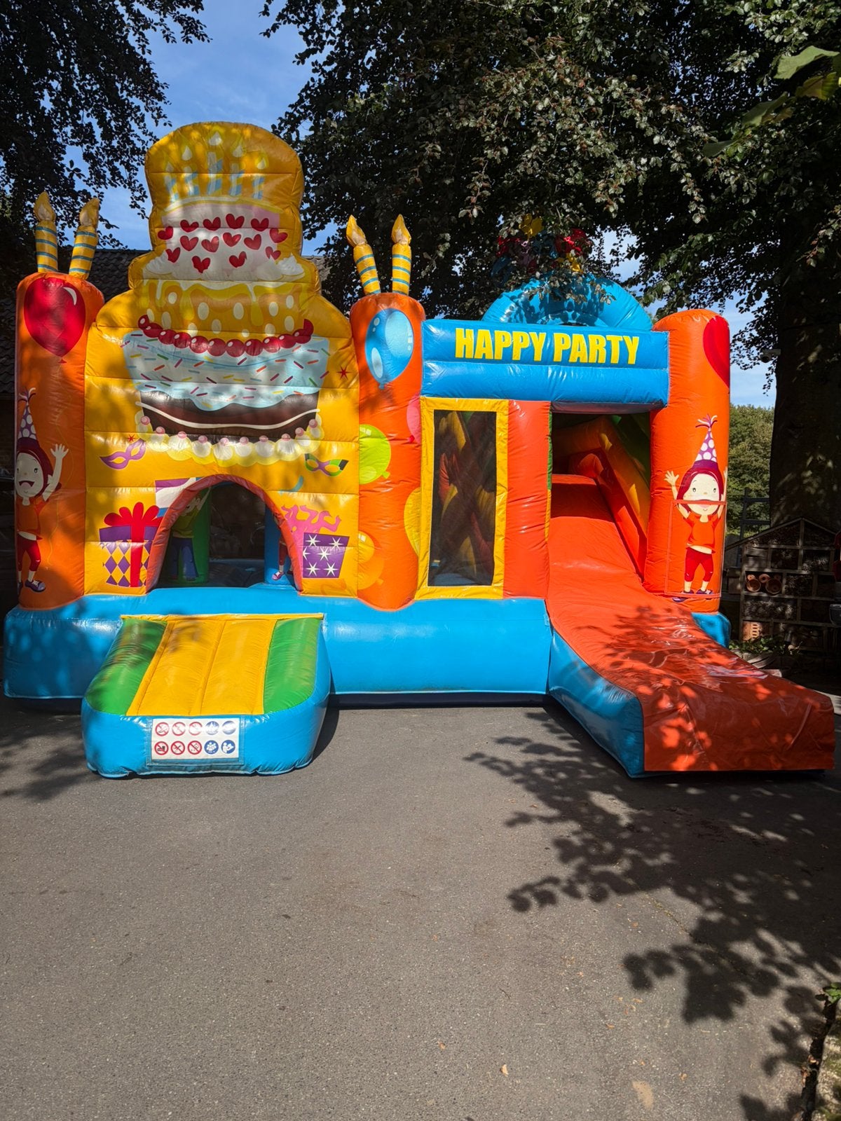 Springkussen Multiplay Party te koop, Ophalen, Zo goed als nieuw