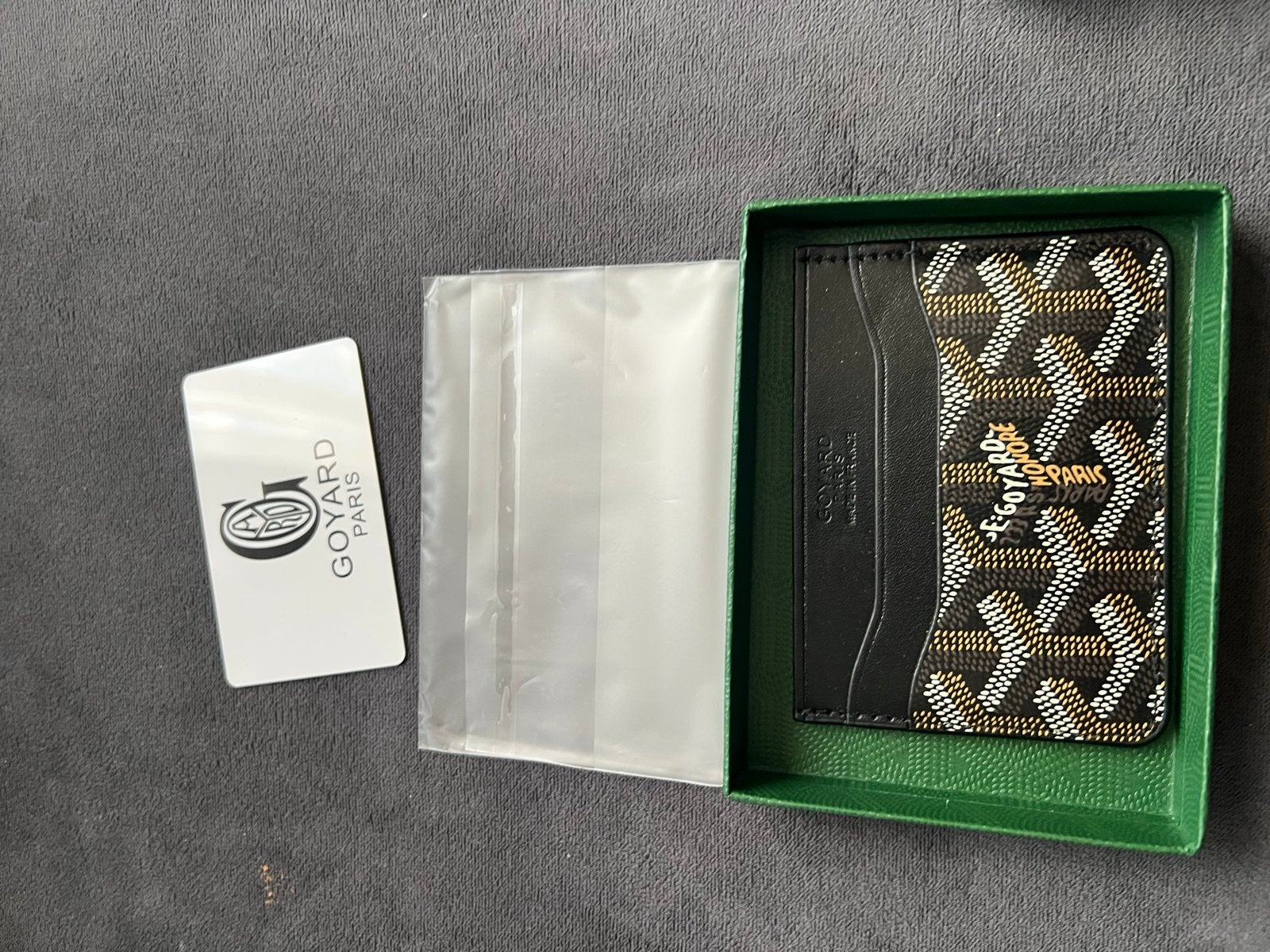 Goyard Kaarthouder - Helemaal Nieuw, Sieraden, Tassen en Uiterlijk, Portemonnees, Overige merken, Zwart, Nieuw, Ophalen of Verzenden