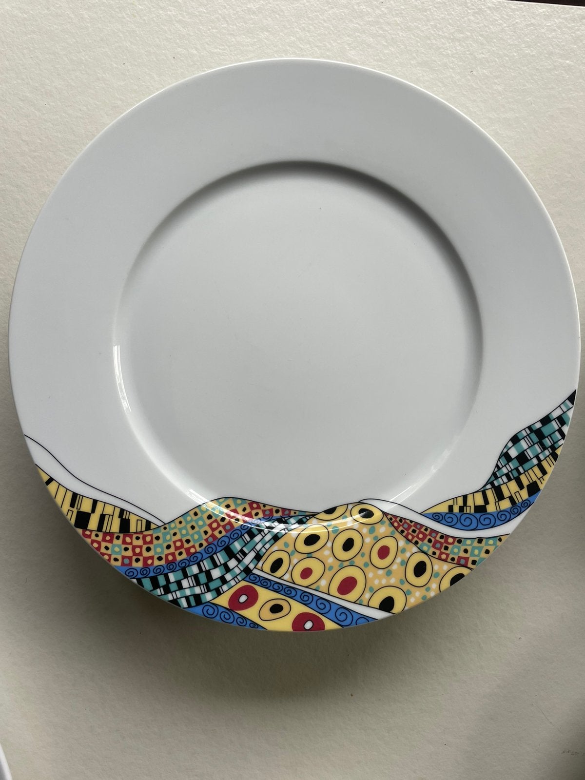 Kahla 14-delig servies Klimmt print, Overige merken, Ophalen of Verzenden, Zo goed als nieuw, Overige stijlen