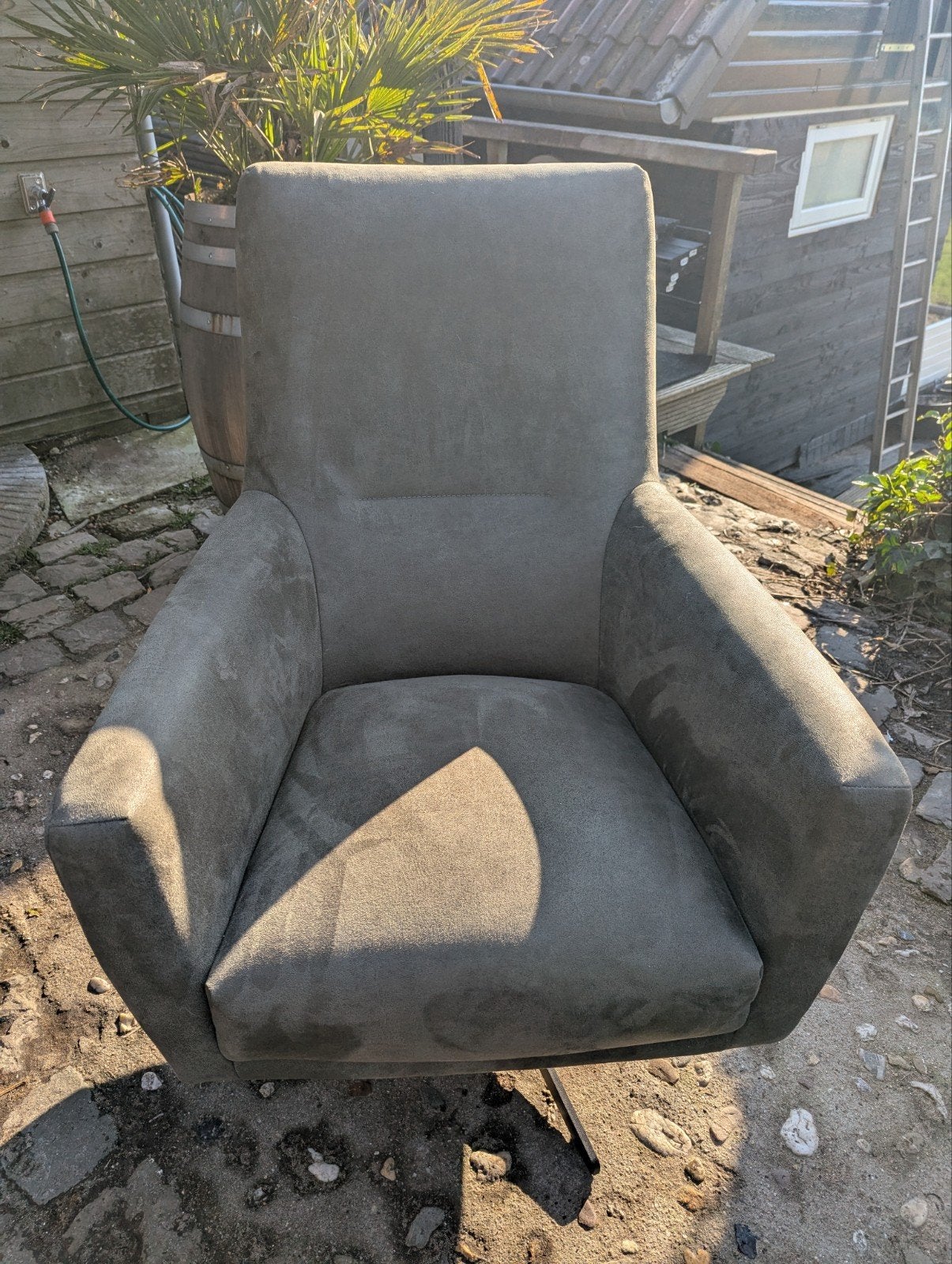 Leuke draaistoel, Huis en Inrichting, Fauteuils, Ophalen, Zo goed als nieuw, Minder dan 75 cm, 50 tot 75 cm