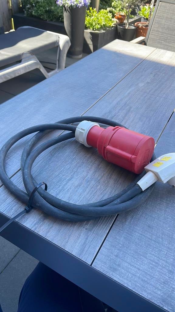 Krachtstroom stekkersnoer  en losse stekker, Auto-onderdelen, Ophalen of Verzenden, Nieuw