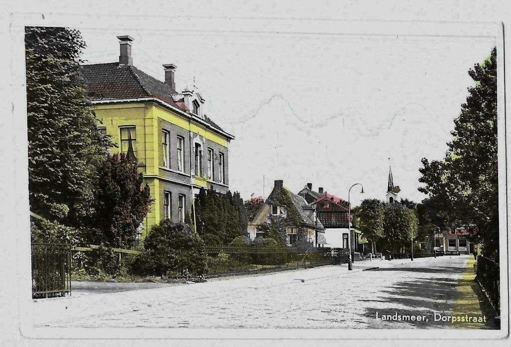 AK Landsmeer - Dorpsstraat, Verzenden, 1940 tot 1960, Ongelopen, Noord-Holland