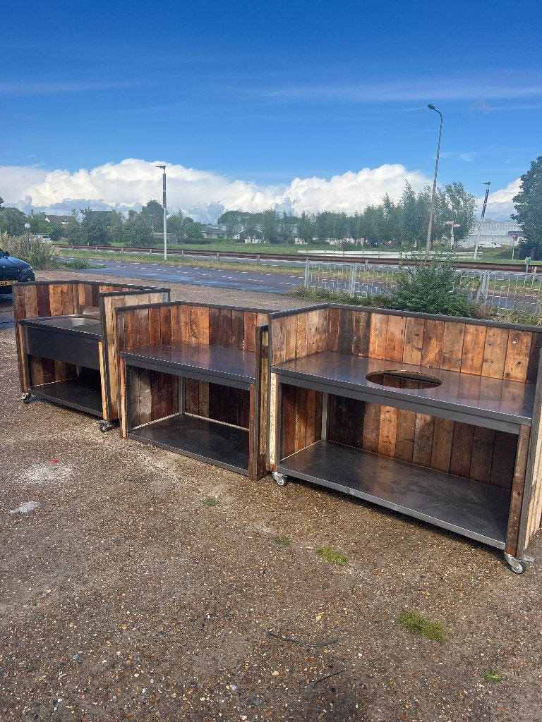 3x Mobiele Barren, Ophalen, Gebruikt