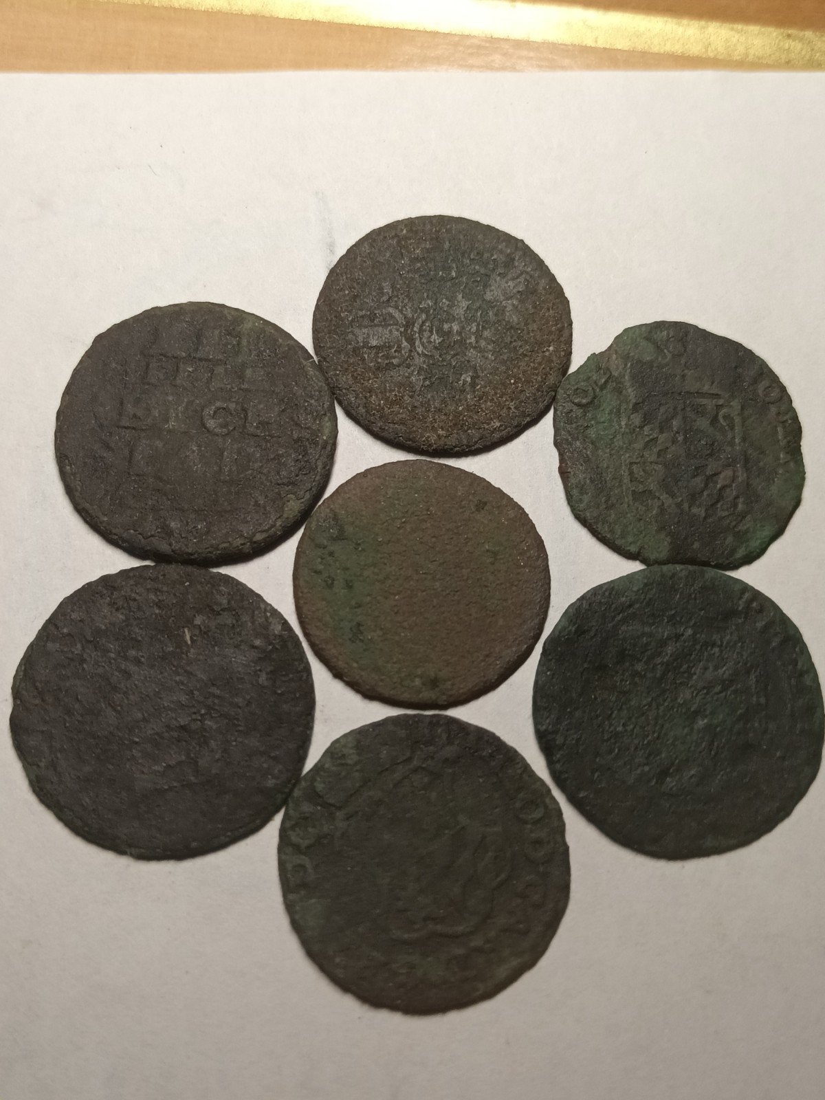 Lot 7 stuks, Verzenden, Vóór koninkrijk, Overige waardes