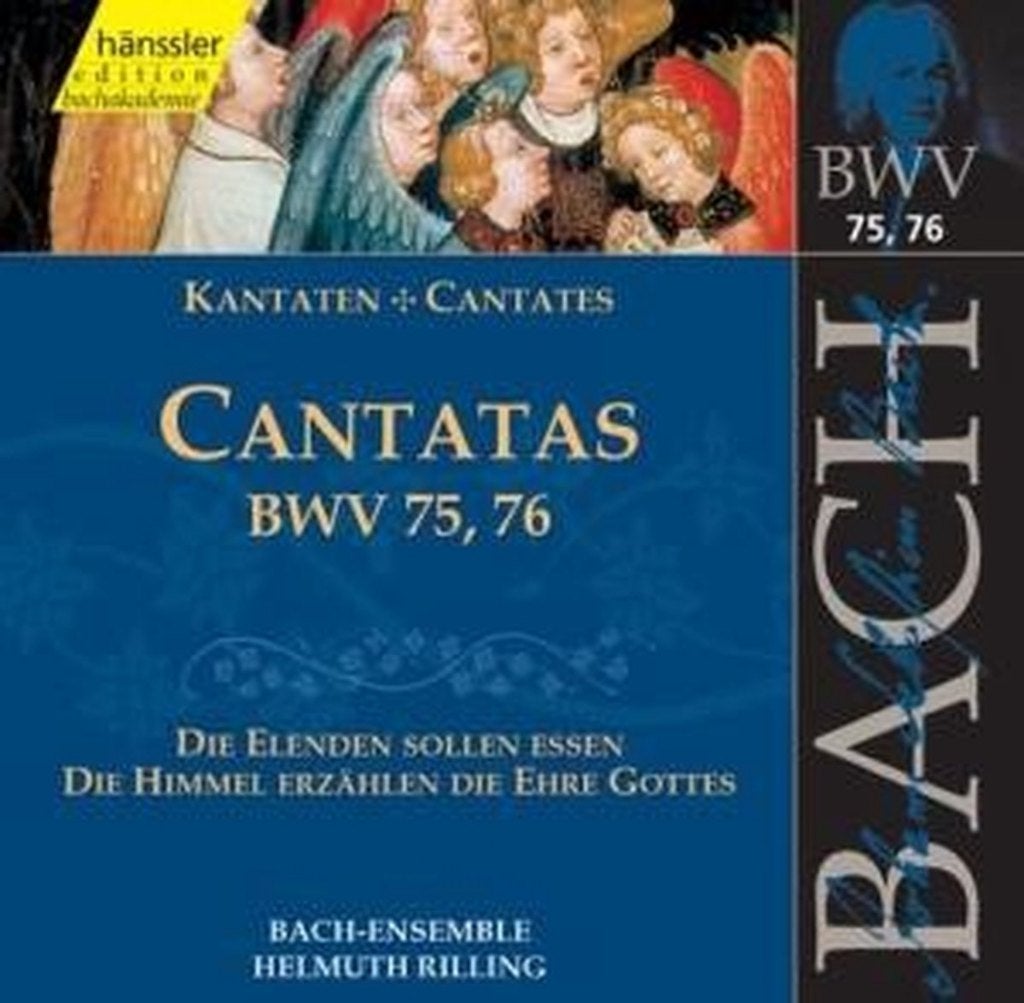 Bach Cantatas BWV 75,76 Bach Ensemble rilling Hanssler Nieuw, Ophalen of Verzenden, Classicisme, Zo goed als nieuw, Kamermuziek