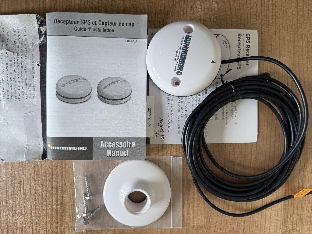 Humminbird AS GPS HS Precision GPS + Compass antenne, Watersport en Boten, EU, EU, Overige typen, Nieuw