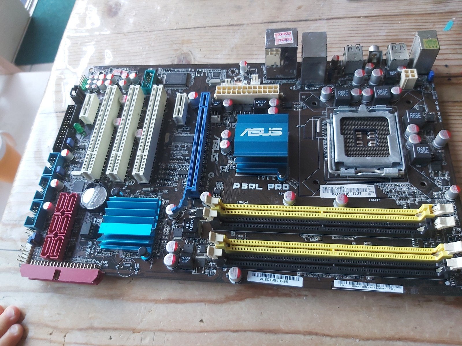 ASUS P5QL PRO Moederbord, Ophalen of Verzenden, Gebruikt, Intel