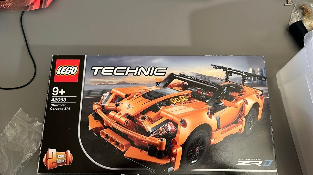 Lego Technic 42093 Chevrolet Corvette ZR1, Inclusief instructies, Lego, Ophalen of Verzenden, Zo goed als nieuw