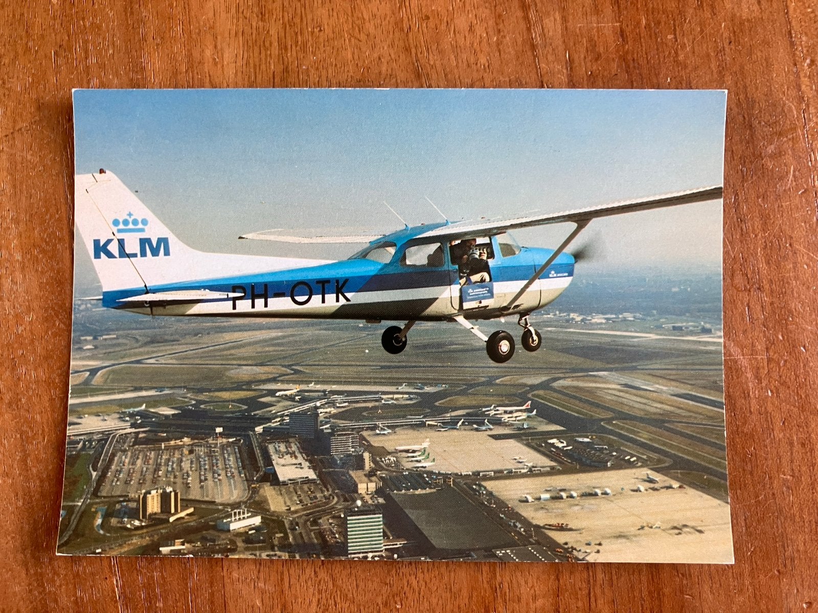 KLM Aerocarto Cessna PH-OTK. Reims / Cessna F172N, Ophalen of Verzenden, Zo goed als nieuw, Kaart, Foto of Prent