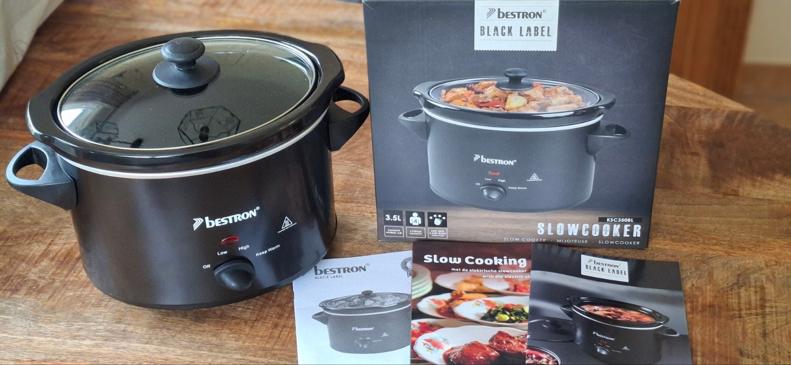 Bestron slowcooker KSC 350BL. Nieuw in doos, Ophalen of Verzenden, Nieuw
