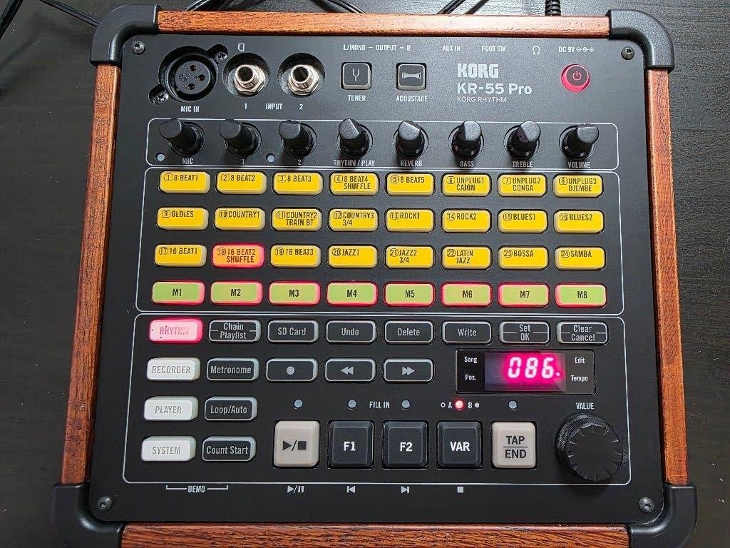 Korg KR55-Pro, Ophalen of Verzenden, Zo goed als nieuw, Korg