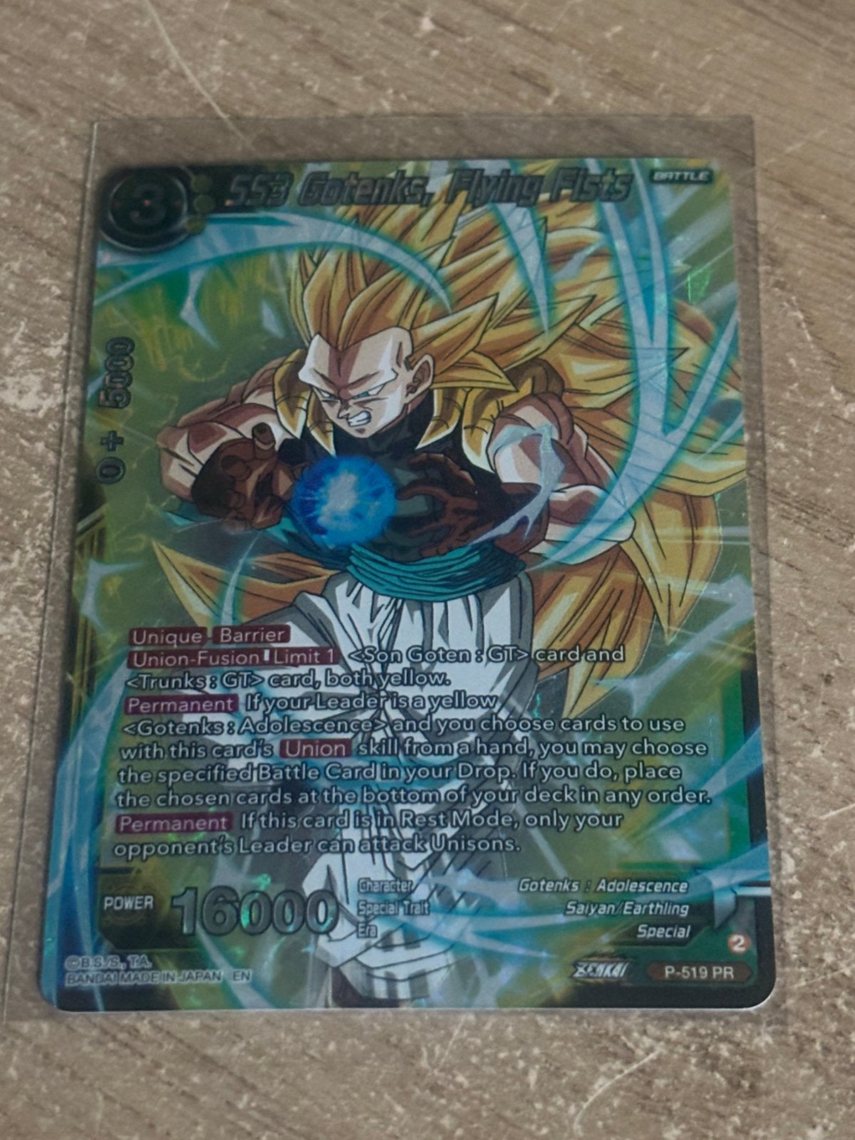 Dragonball Z SS3 Gotenks, Flying Fists, Ophalen of Verzenden, Zo goed als nieuw