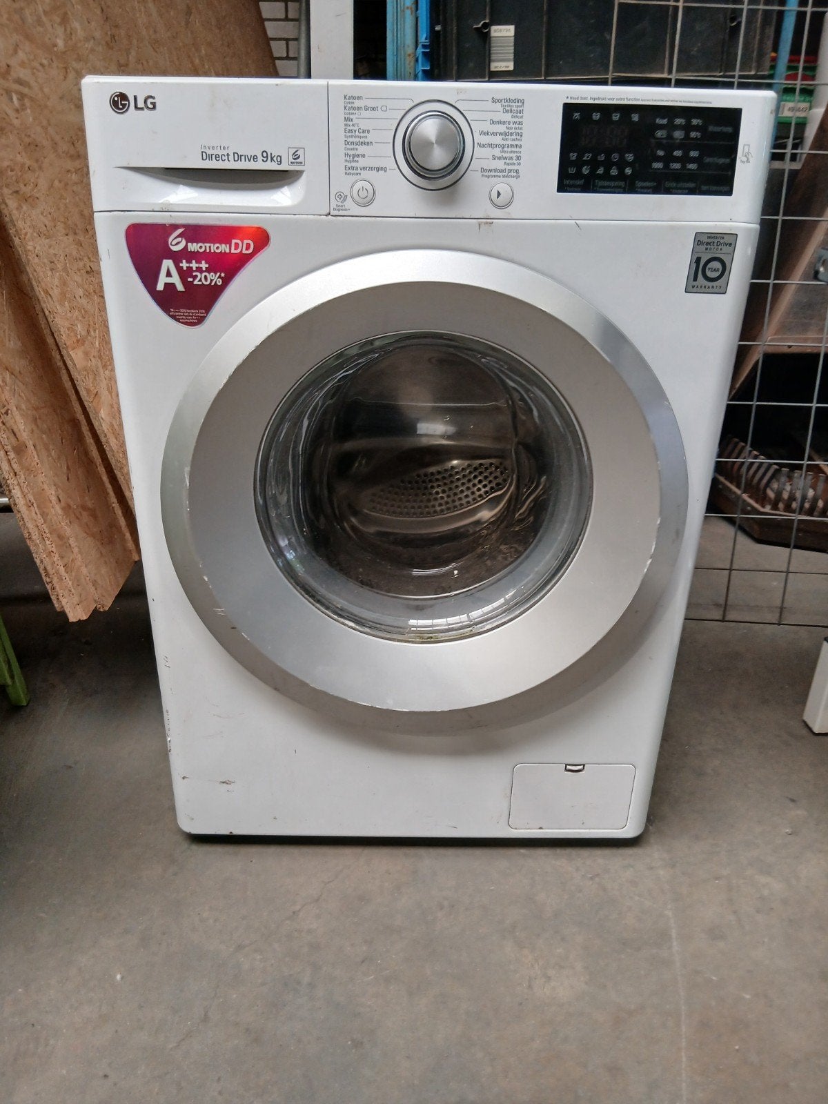 LG Direct Drive 9kg Wasmachine A+++ -20%, Witgoed en Apparatuur, Ophalen, Info.nl@lge.com, 85 tot 90 cm, LG Electronics