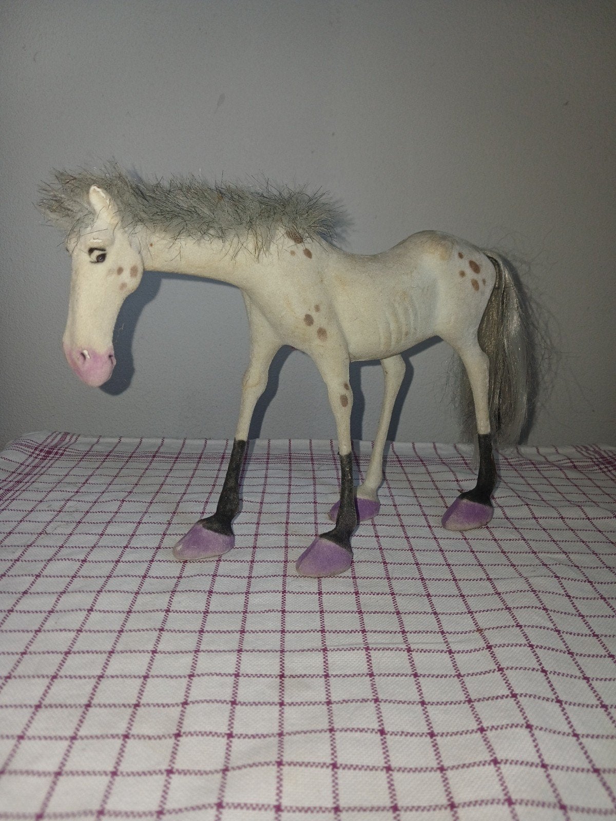 Vintage paard van pippi langkous  speelgoed - Uniek decorati, Ophalen of Verzenden