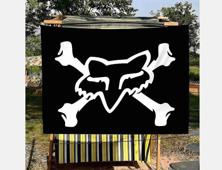 Grote vlaggen Racing Fox (150x90cm), Ophalen of Verzenden, Nieuw