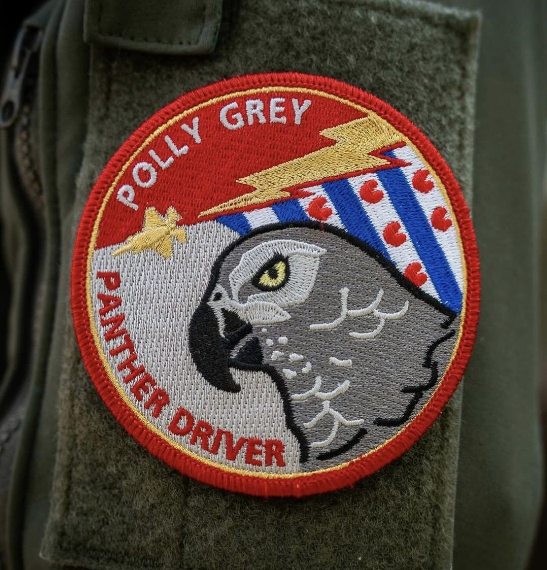 GEZOCHT: Panther Driver Patch, Ophalen of Verzenden, Landmacht, Nederland, Embleem of Badge