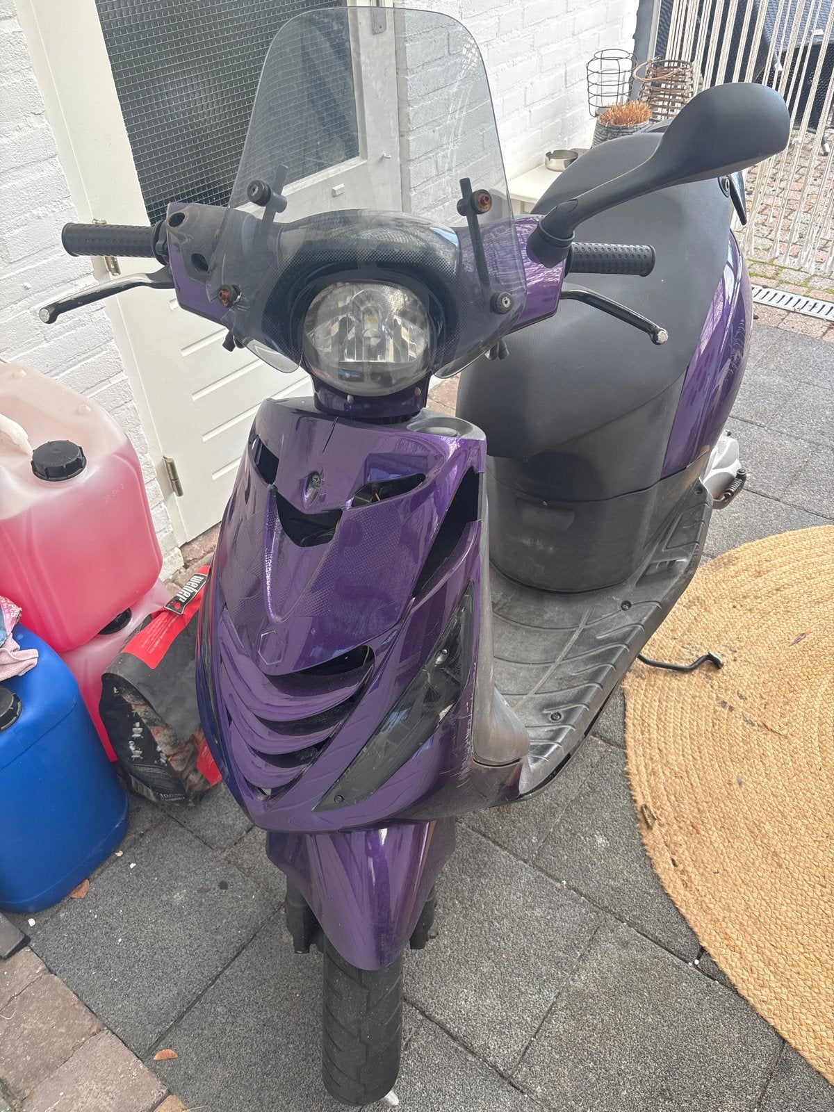 Piaggio paars Zip 2-takt 50cc uit 2014 - Elektrisch in orde, Ophalen of Verzenden, Gebruikt, Piaggio