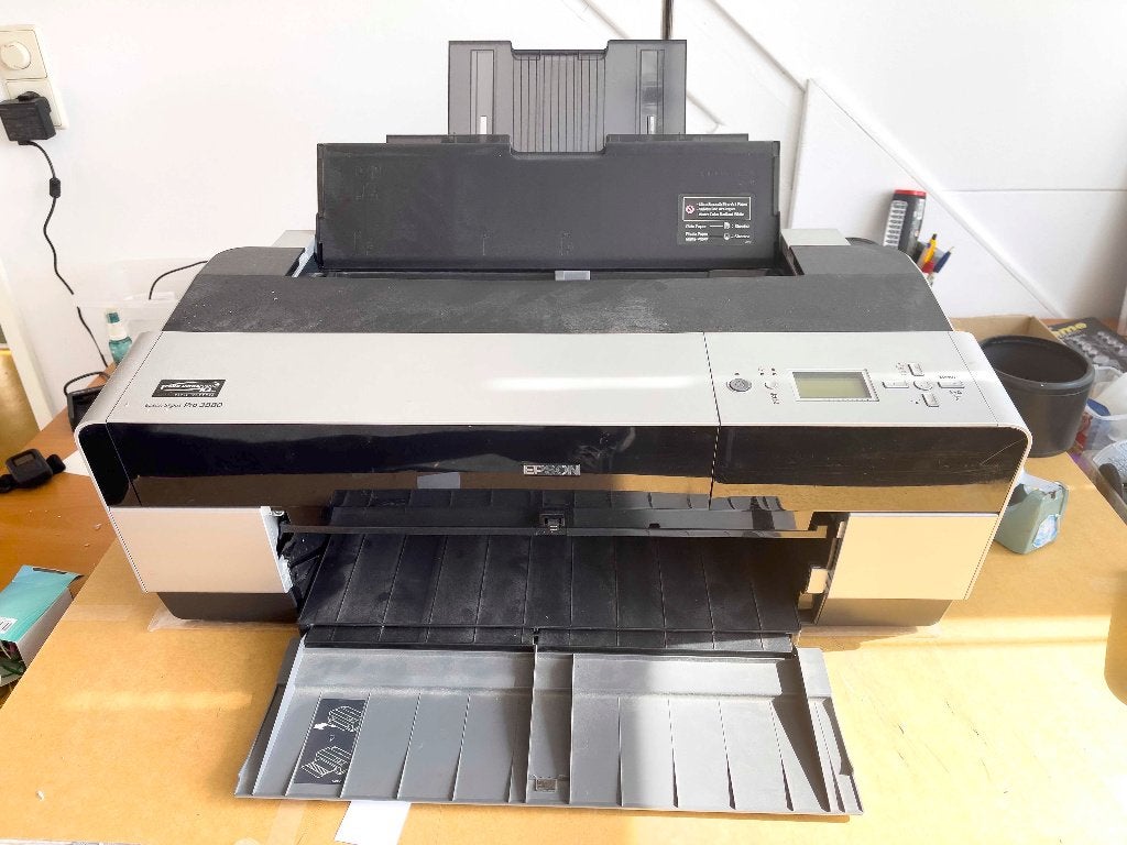 af te halen cartridges  printer stylus pro 3880  50 euro, Ophalen, Gebruikt, Epson stylus 3880, Printer