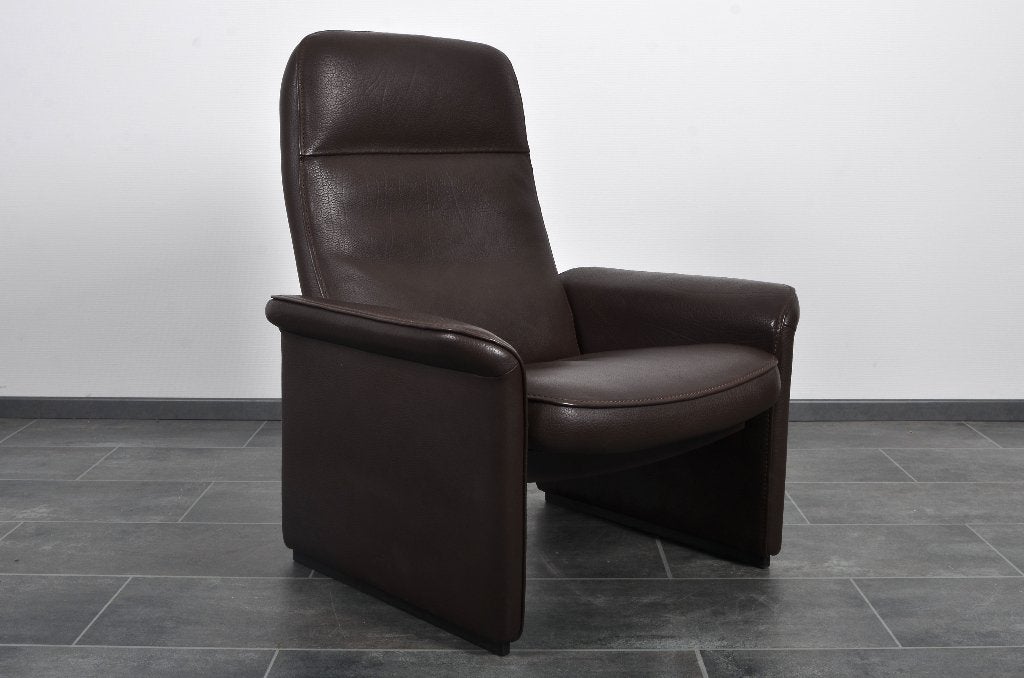 De Sede DS-50 fauteuil in nekleer cigarro bruin., Design, tijdloos, 75 tot 100 cm, Ophalen of Verzenden, Zo goed als nieuw