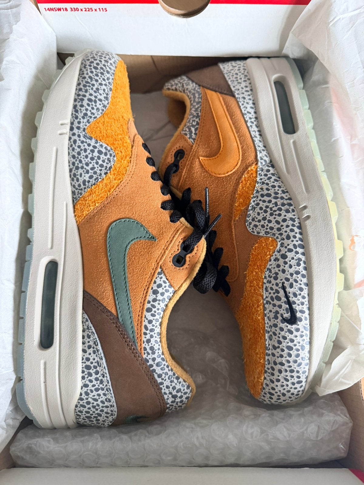 Nike air max 1 Atmos Safari maat 43, Kleding | Heren, Ophalen of Verzenden, Nieuw, Sneakers of Gympen