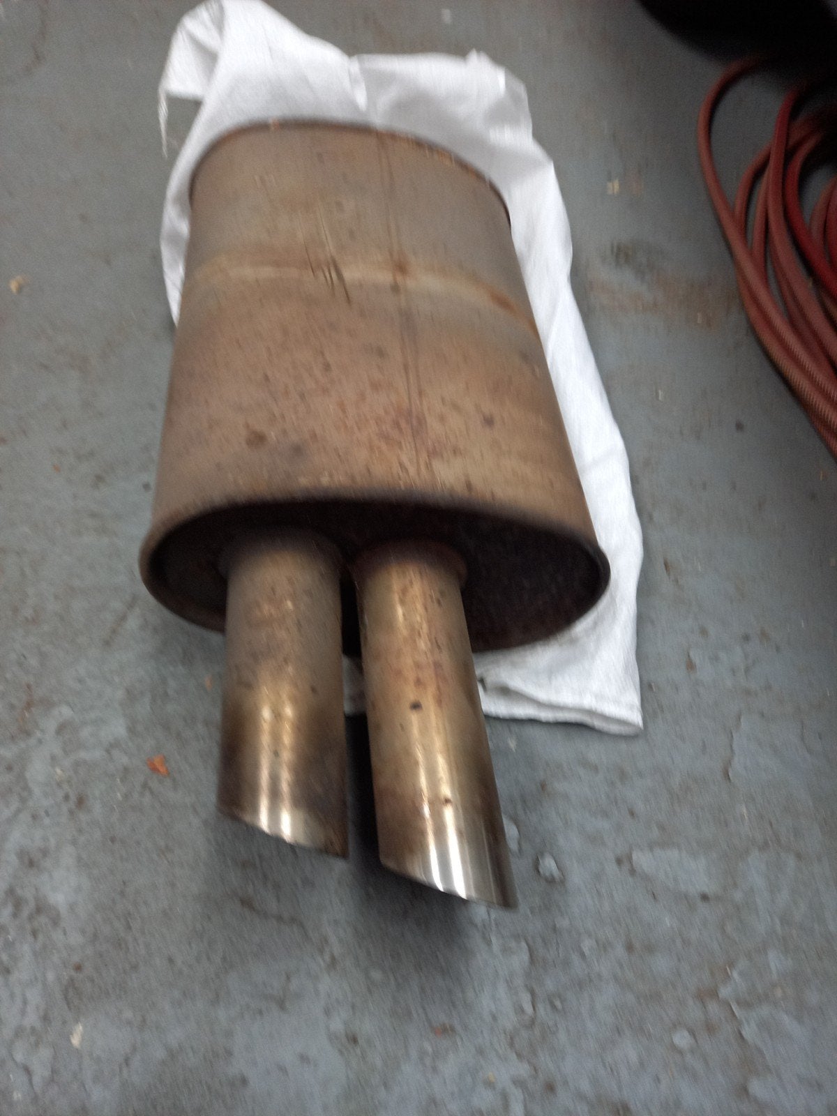 Set MG ZT 260 einddempers, Ophalen, MG