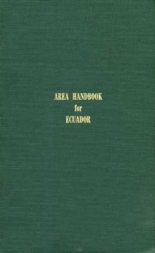 Area handbook for Ecuador, Overige merken, Ophalen of Verzenden, Zuid-Amerika, Zo goed als nieuw