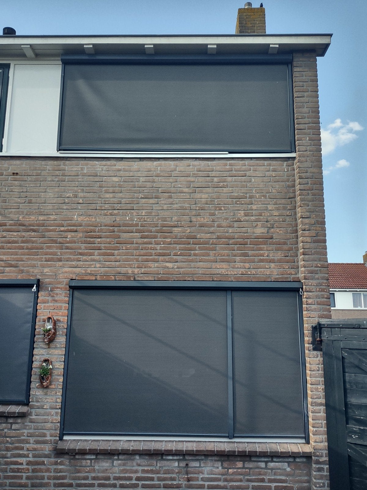 Screens 2 in 1 .onder rechts., Ophalen, 100 tot 150 cm, Zo goed als nieuw, 200 cm of meer