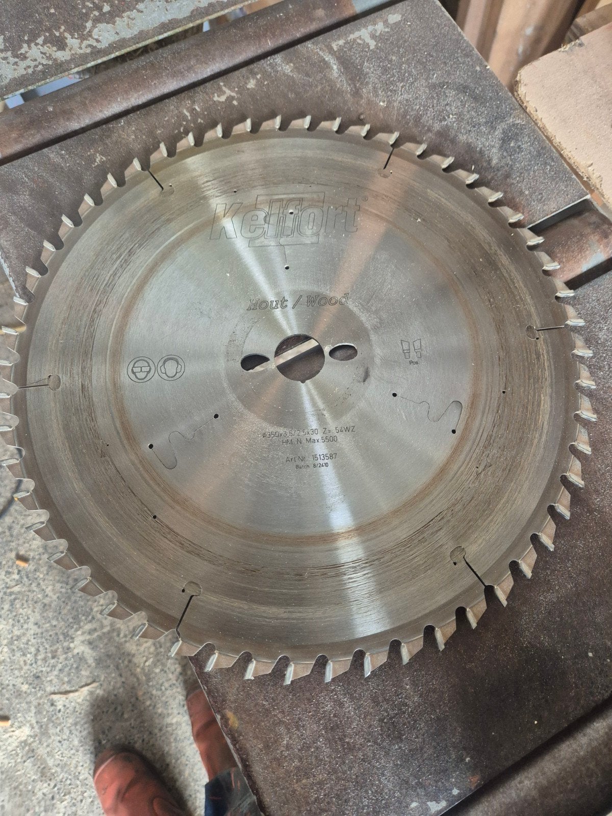 gebruikt Kelfort Zaagblad 350x3.5x30 voor Hout - 5 stuks, Ophalen of Verzenden