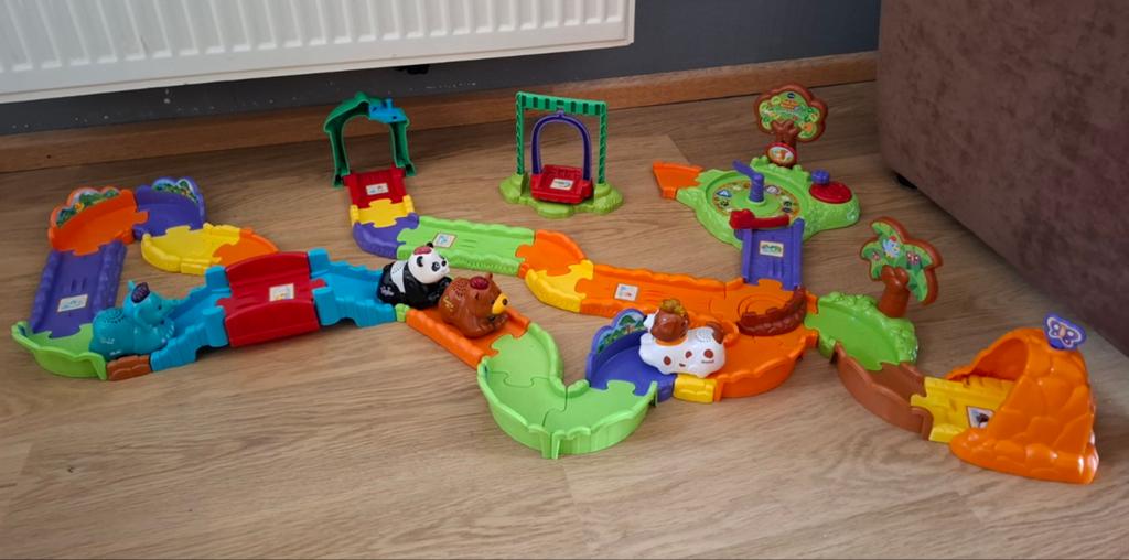 VTech Zoef Zoef Dieren Avonturenpark met 4 Dieren, Ophalen, Zo goed als nieuw, Overige typen, Met licht