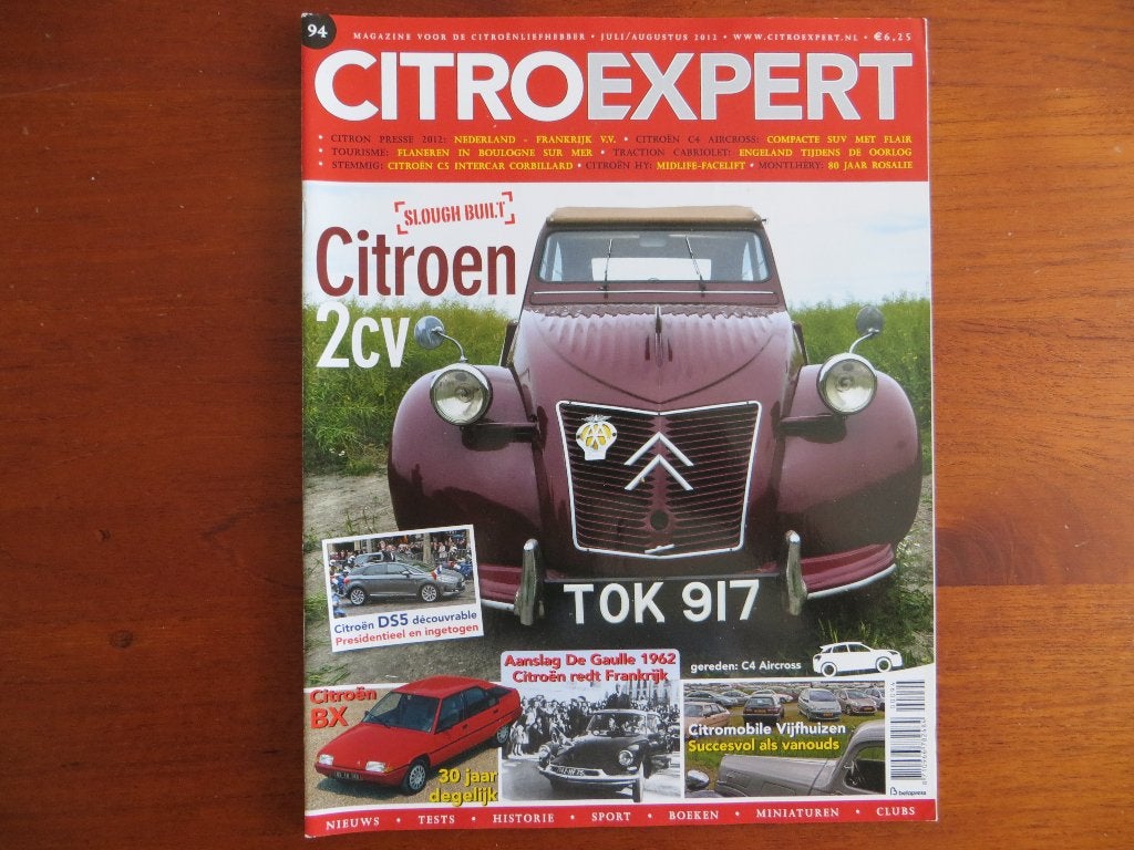 CitroExpert 94 C5 Découvrable, BX 30 jr., aanslag De Gaulle, Boeken, Auto's | Folders en Tijdschriften, Nieuw, Citroën, Ophalen of Verzenden
