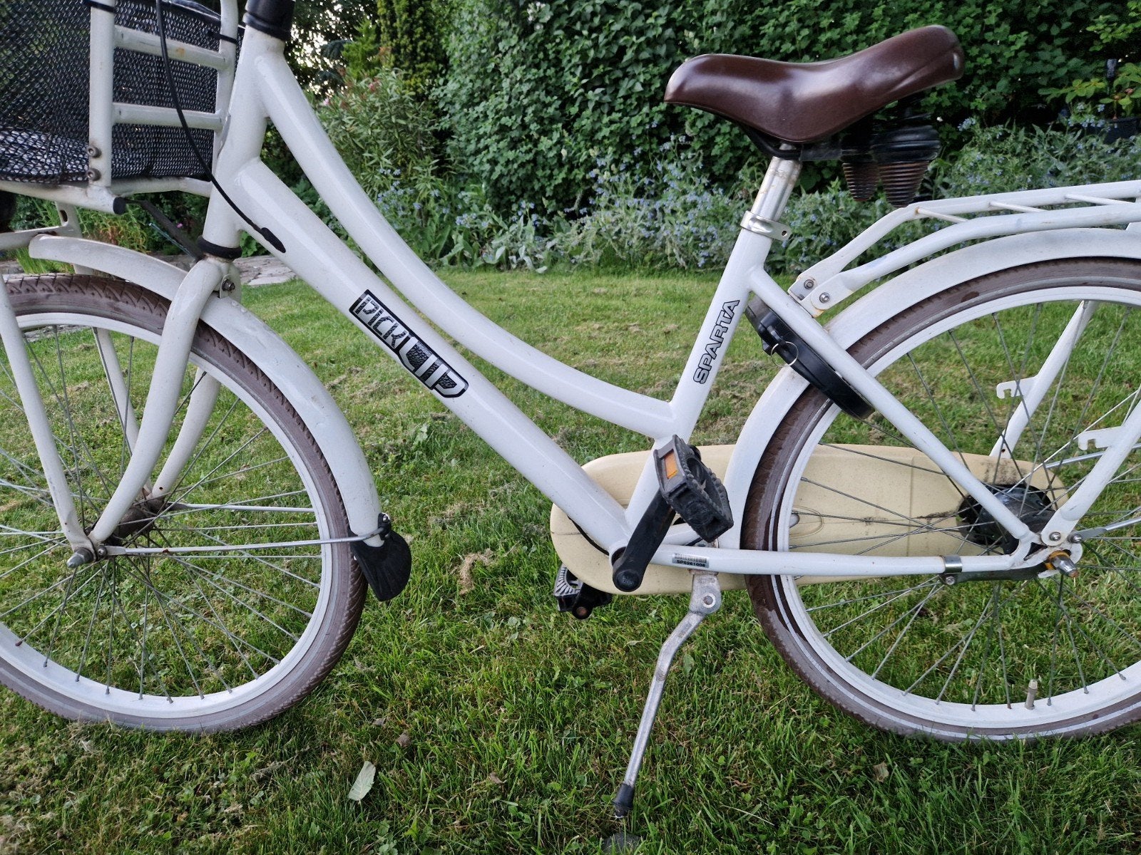 Sparta Pick-Up Damesfiets - Wit met mandje, Ophalen, Terugtraprem, Sparta, Gebruikt