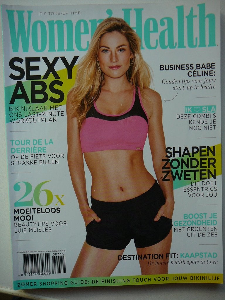 Women's health 7, 8 2015, Ophalen of Verzenden