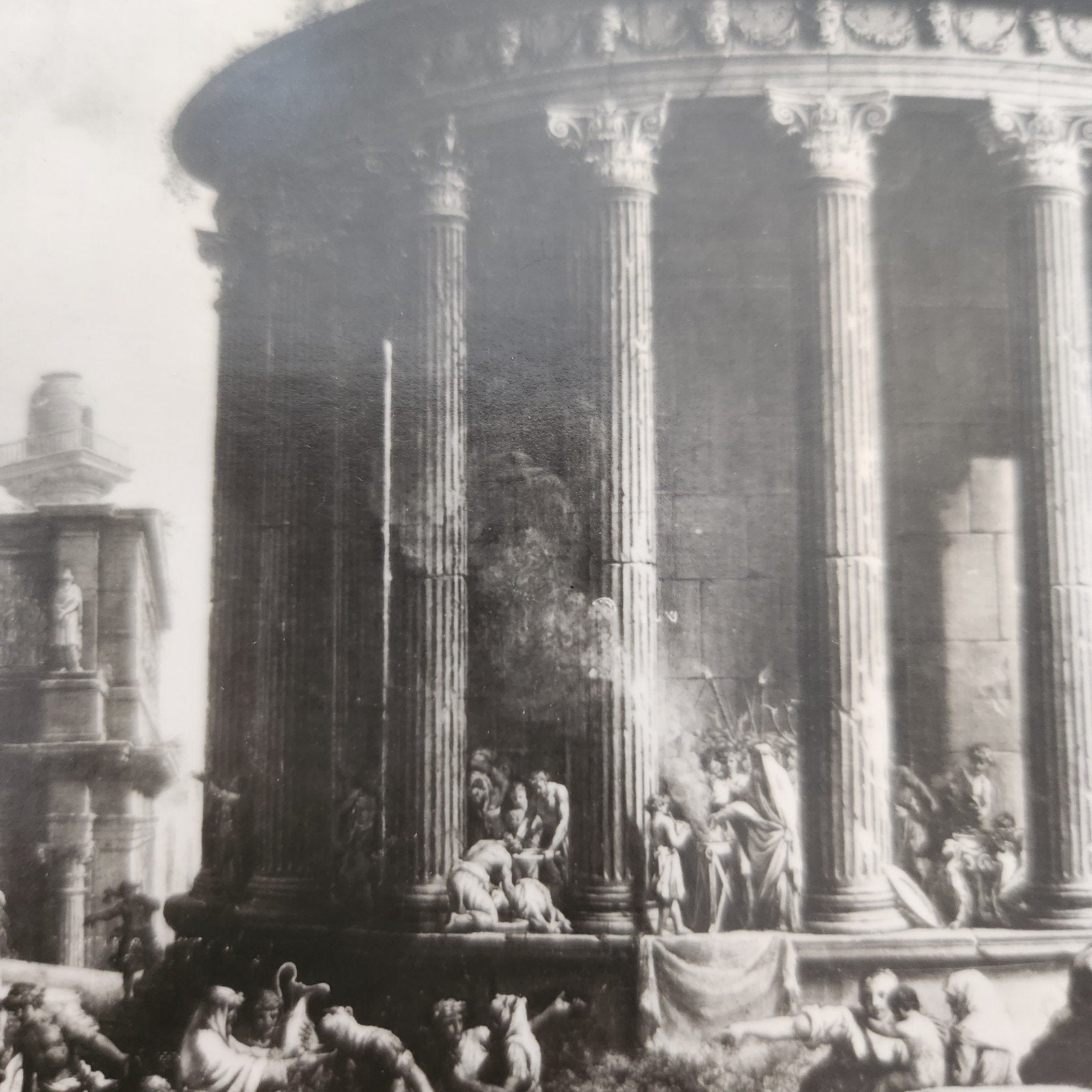 Oude Ansichtkaart: Tempel van Vesta, Rome (ongelopen), Verzamelen, Ansichtkaarten | Buitenland, Verzenden, Voor 1920, Ongelopen