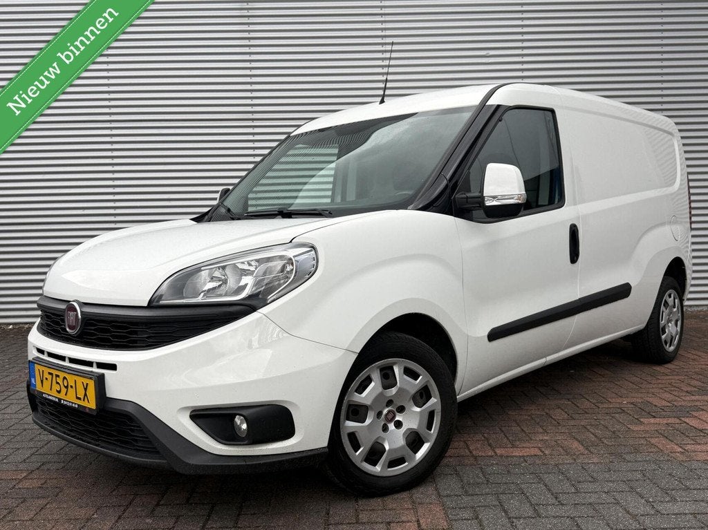 Fiat Doblò Cargo 1.6 MJ L2H1 Maxi SX Airco Cruise Navi 2018, Auto's, Bestelauto's, Voorwielaandrijving, Stof, Gebruikt, 4 cilinders