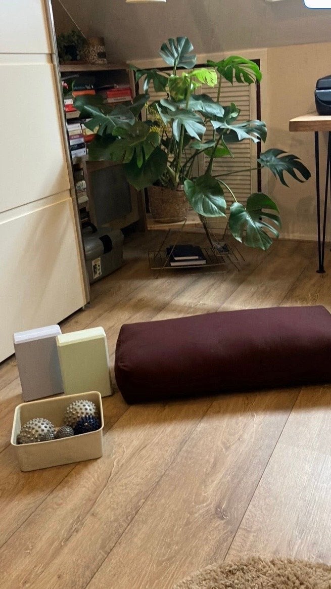Complete yogaset: mat, bolster, blokken en massageballen, Ophalen of Verzenden, Nieuw, Overig