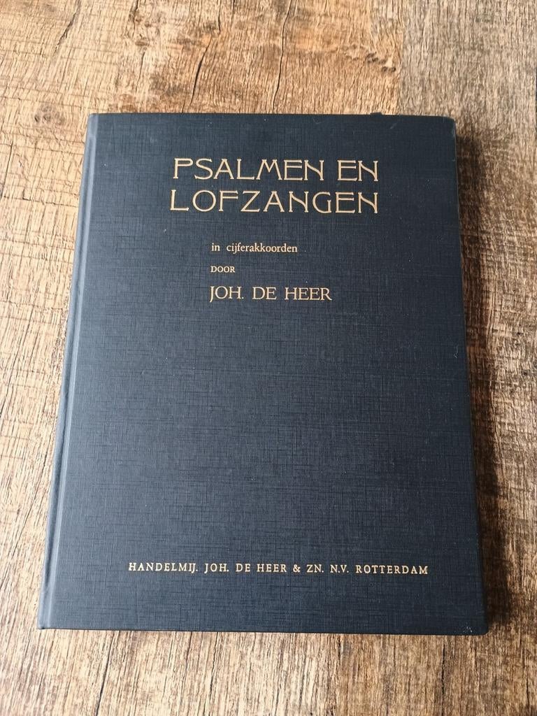 Cijferakkoorden - Psalmen en Lofzangen - Joh. de Heer, Ophalen of Verzenden, Gebruikt, Religie en Gospel