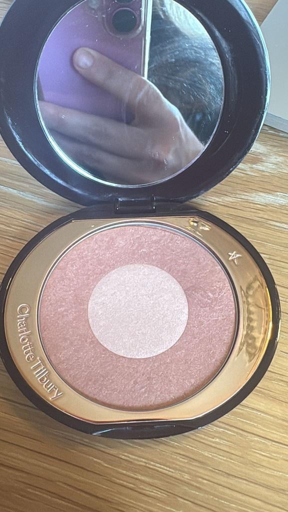 Charlotte Tilbury Blush in Pillowtalk, Wangen, Ophalen of Verzenden, Zo goed als nieuw, Make-up