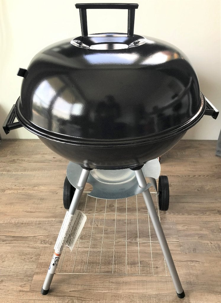 NIEUW Houtskool barbecue met deksel wielen grill rond bbq, Ophalen of Verzenden, Nieuw