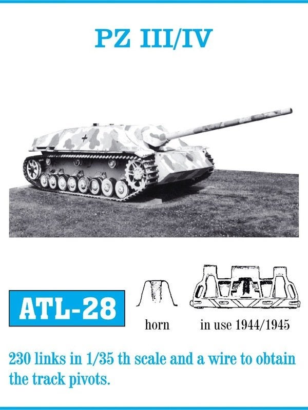D-568,FRIUL MODEL 1-35,NO,ATL-28,PZ III/IV, Overige merken, 1:32 tot 1:50, Overige typen, Nieuw