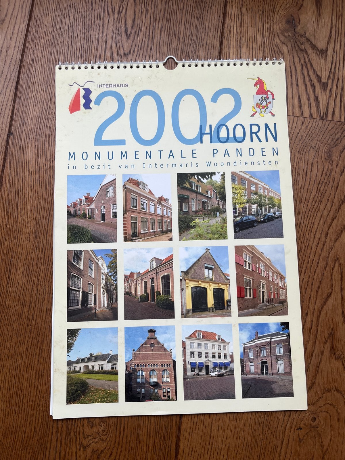Monumentale panden hoorn kalender 2002, Ophalen of Verzenden