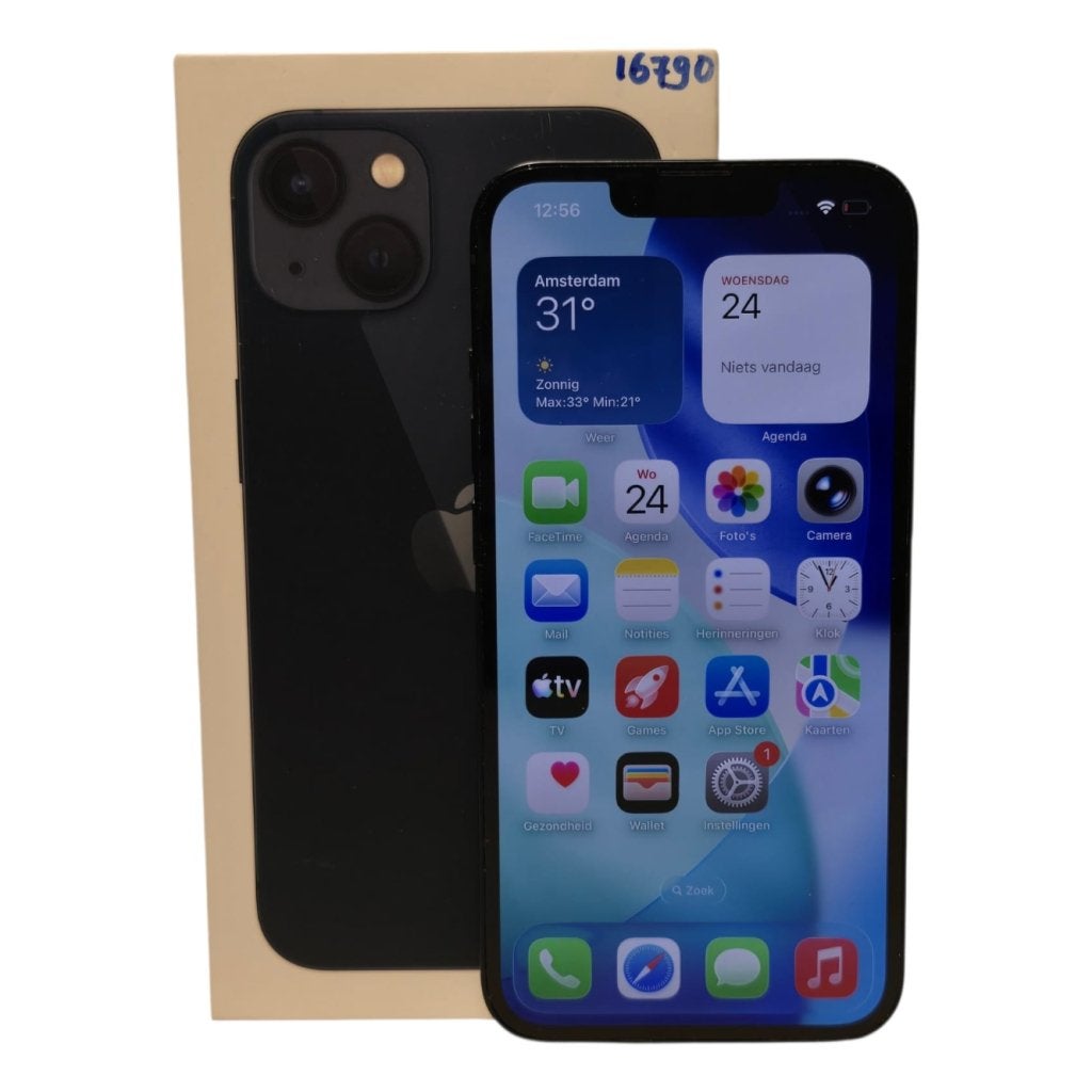 iPhone 13 128GB Black | Nette Staat, Apple, Gebruikt, Support@apple.com, One Apple Park Way
Cupertino, CA 95014
United States